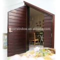 apartment door design solid wood brown color hinged door for decoration